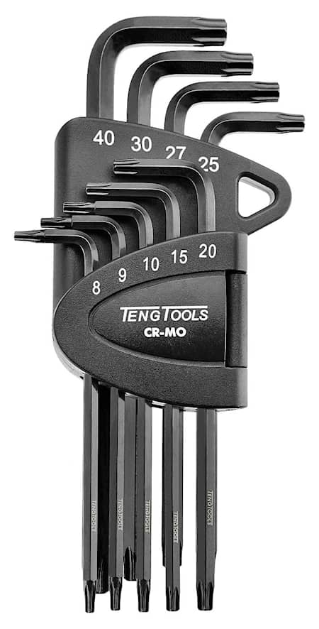Teng Tools Torxnyckel i sats 1498TPX 9 delar