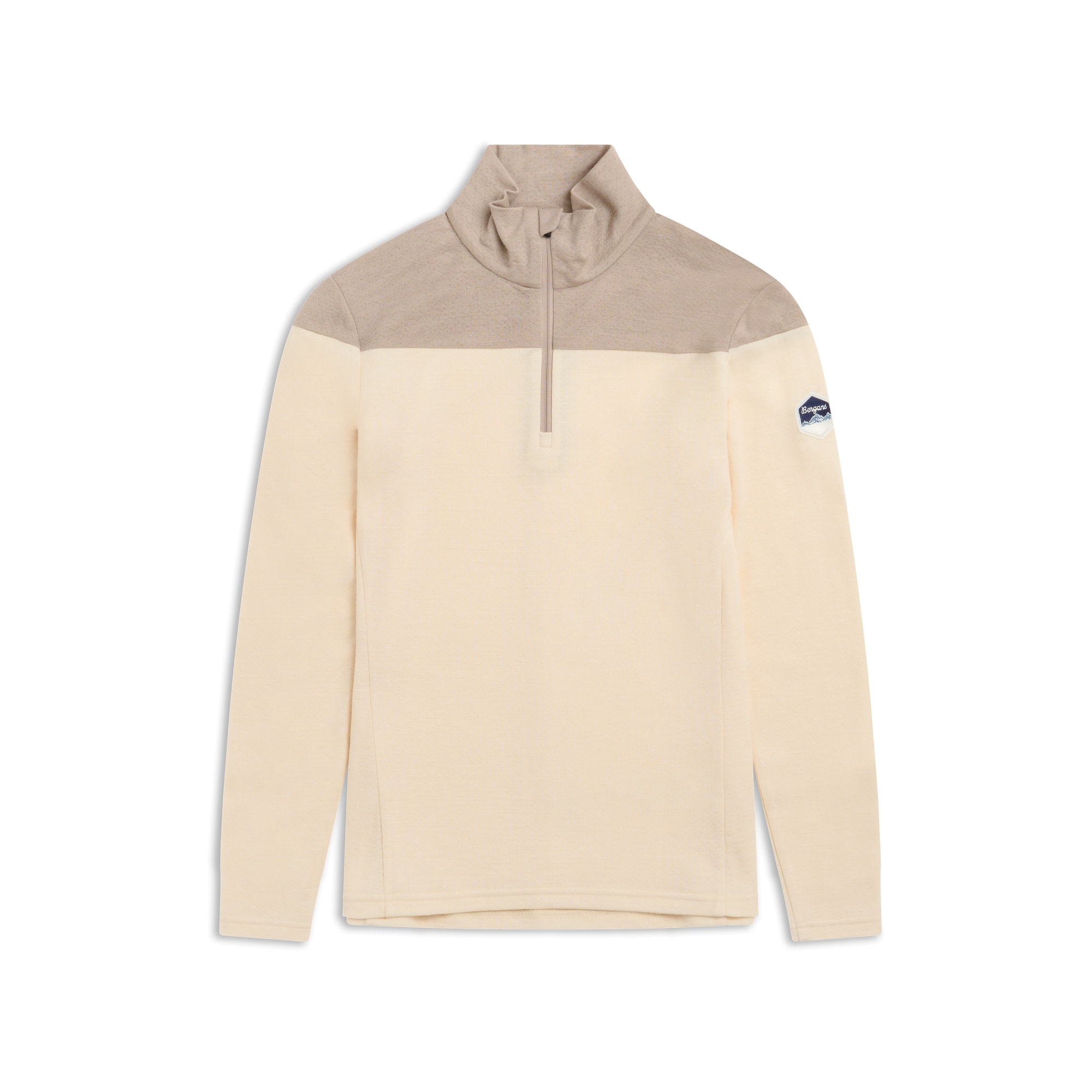 Bergans Inner:Dual Merino Half-Zip Ulltrøye Dame Creme/Beige