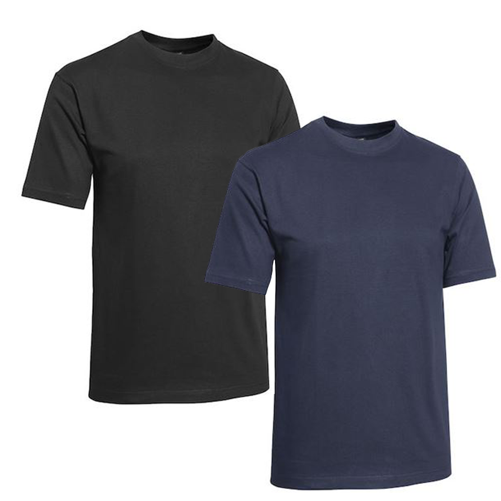 Clique T-shirt 2-pack svart/blå