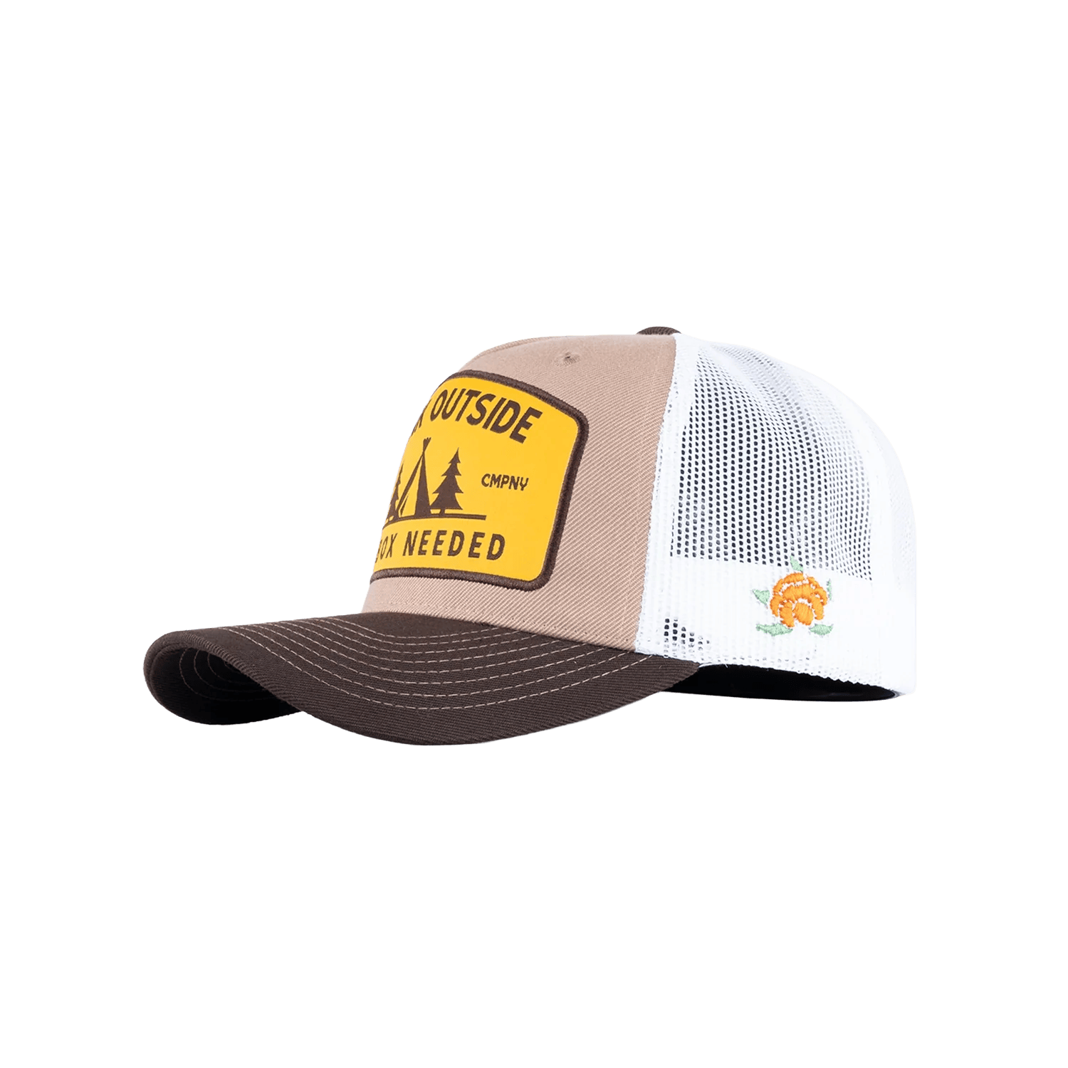 SQRTN Outside Trucker Kappe Khaki