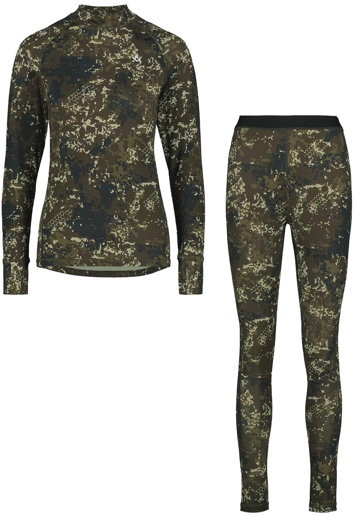 Alaska 1795 CoolDry Base Layer Set Women Blindtech Forest