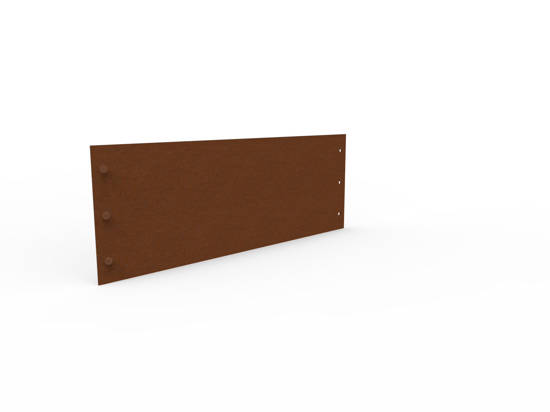 Flexigarden Planteringskant corten 180 mm rak 500 mm -