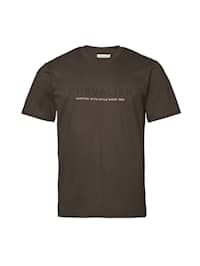 Chevalier Chevalier Logo T-shirt Men Leather Brown