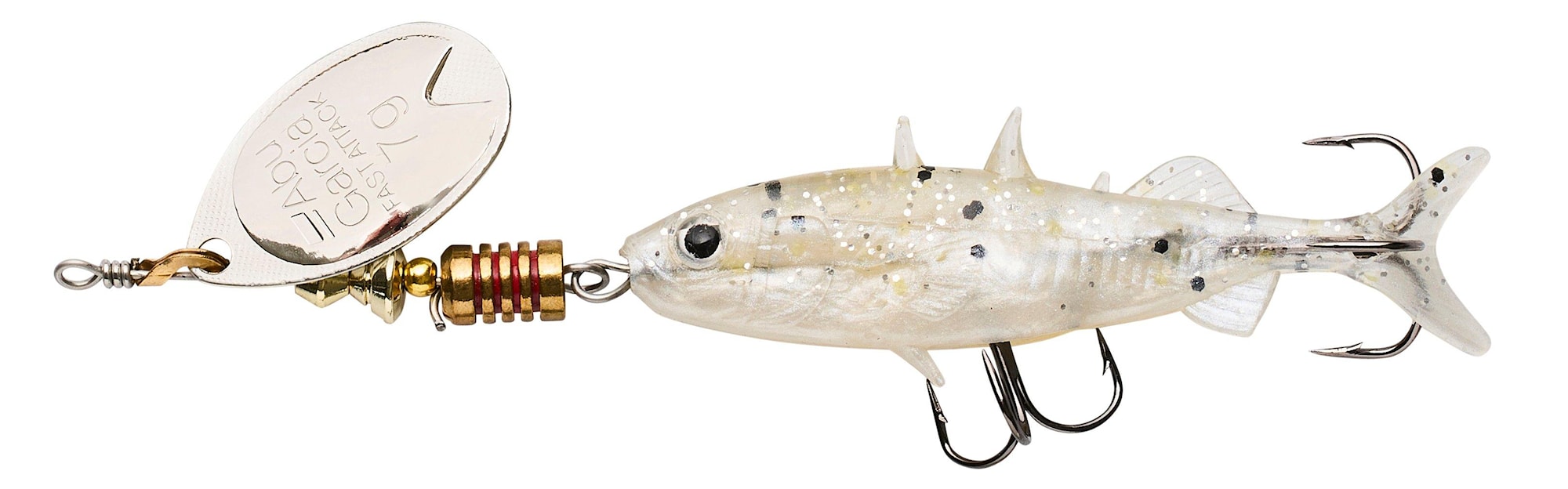 Abu Garcia Fast Attack Spinner 6.5 cm Salt n Pepper -
