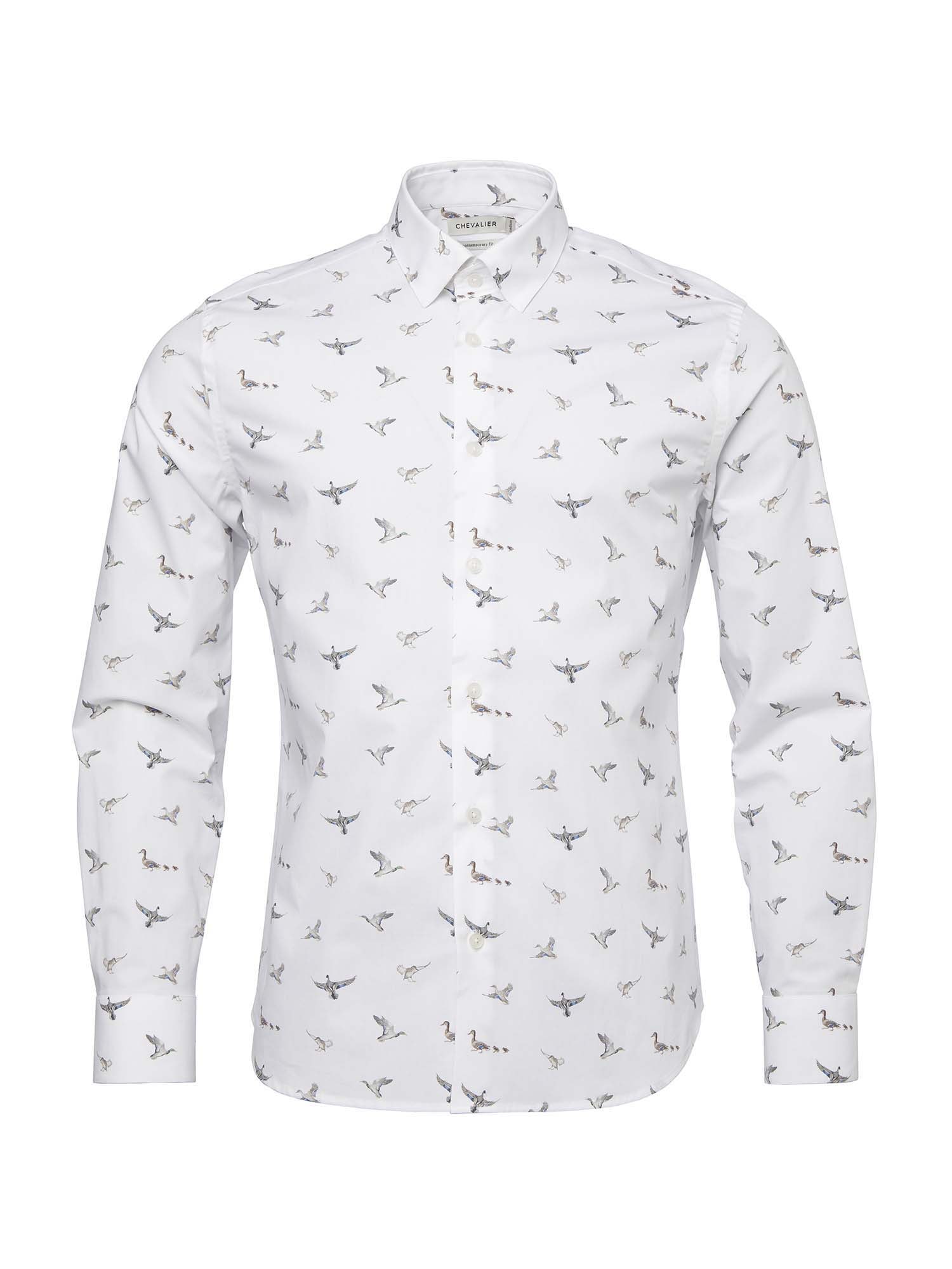 Chevalier Danson Contemporary Fit Skjorta Ducks in a row Herr S