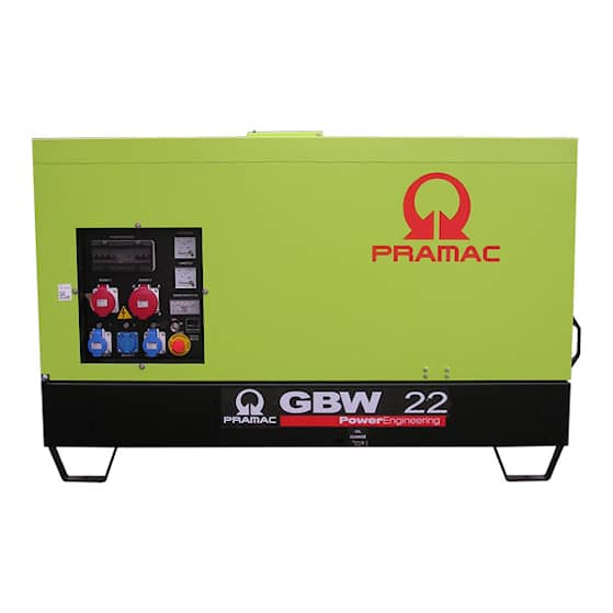 Pramac Generator GBW22P MCP (dækket) 3-faset Diesel