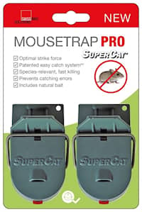 Supercat-hiirenloukku 2-pakkaus