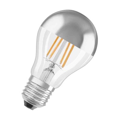 REA/Black Friday Led-Lampa Normal (50) E27 Silver 827 Toppförs CL A Osram