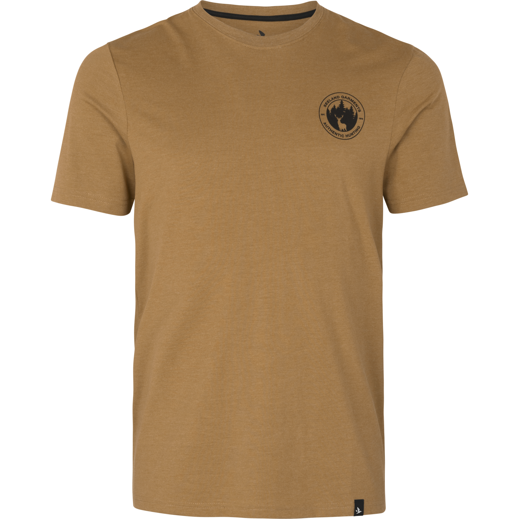 Saker T-shirt Antique Bronze Melange 2XL -
