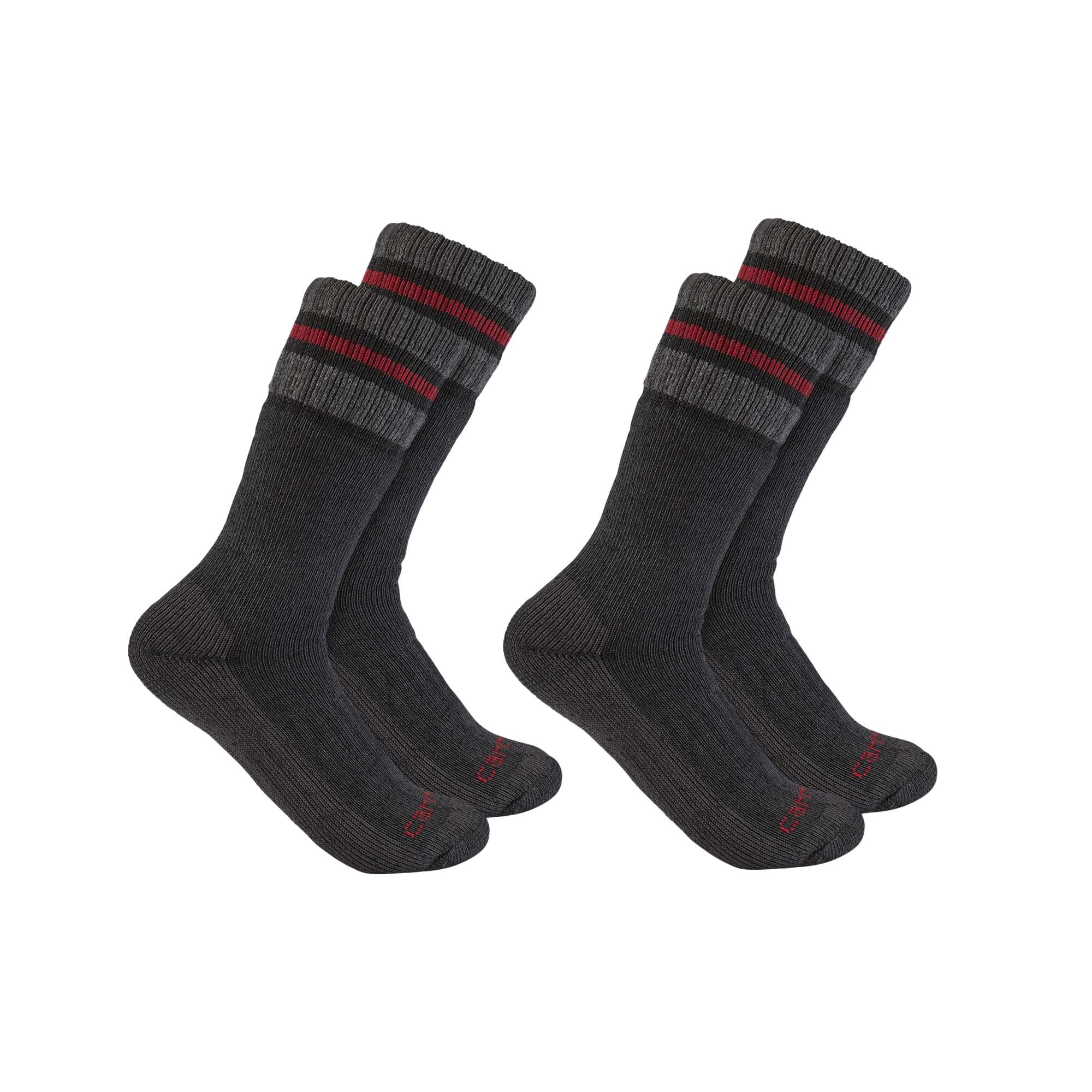 Carhartt Work Socks 2-Pack Men Black L