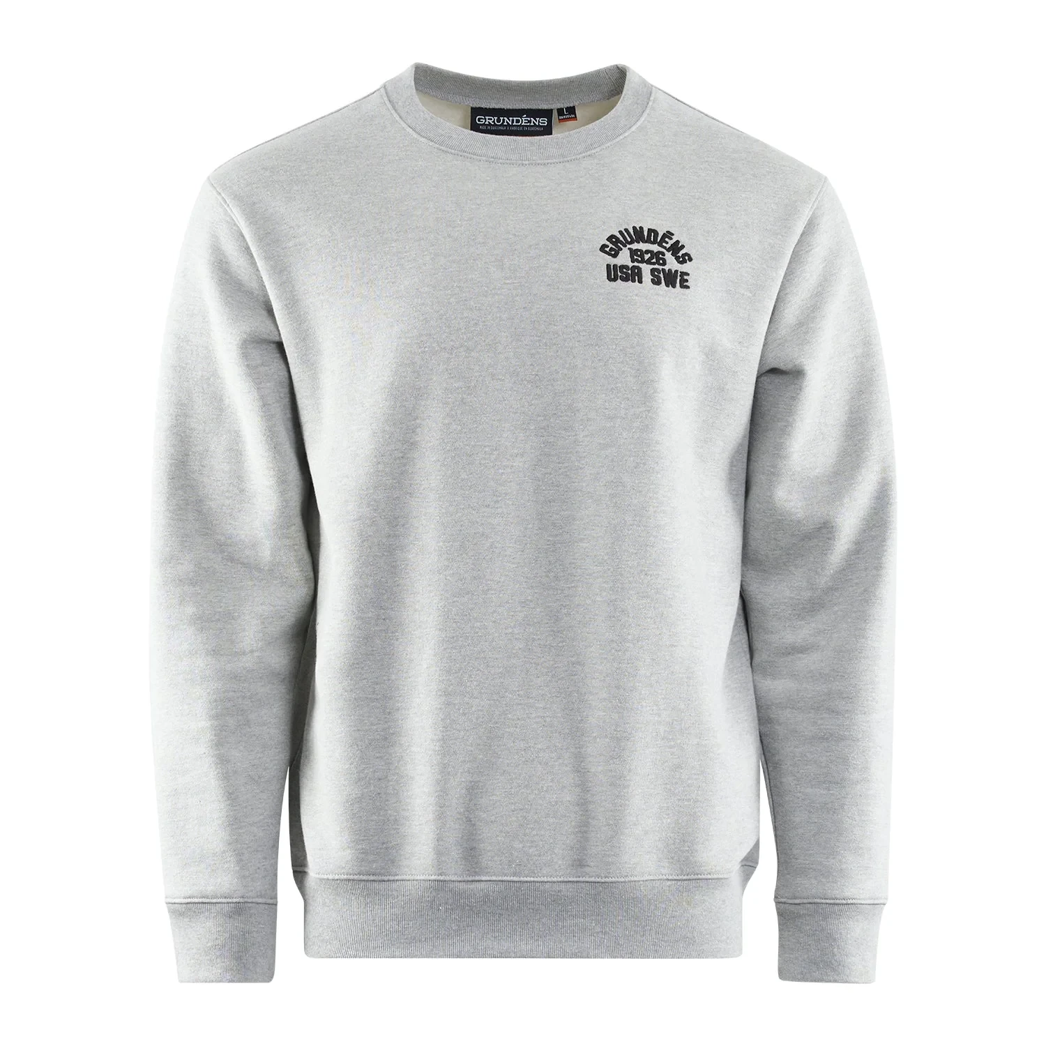Grundéns 1926 Crew Sweatshirt Athletic Heather Herr