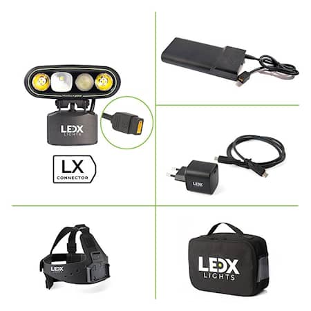 LedX Mamba 4000 X-pand-sett (LX-kontakt, 106wh batteri)