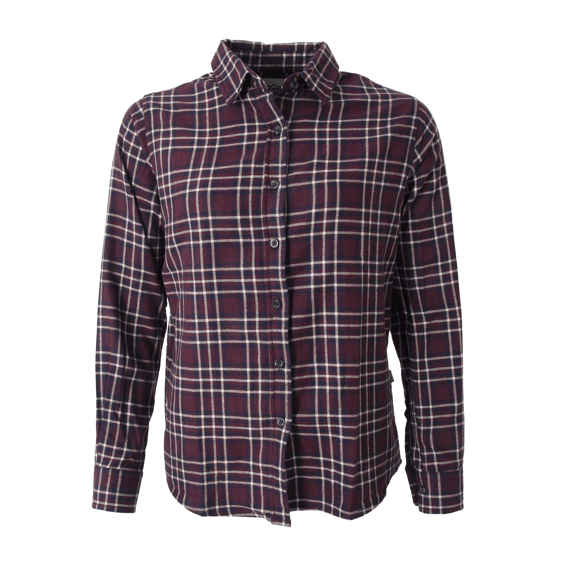 Tuxer Diana Skjorta Dam Maroon Red Check