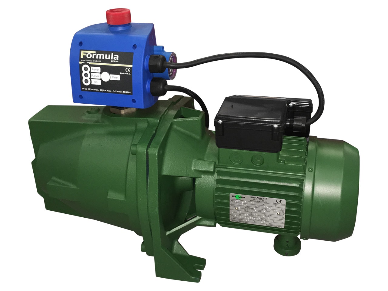 Sea-Land Jetpump Control Team Jet 202 M m/elektronisk styresystem (Formula Press) til automatisk drift