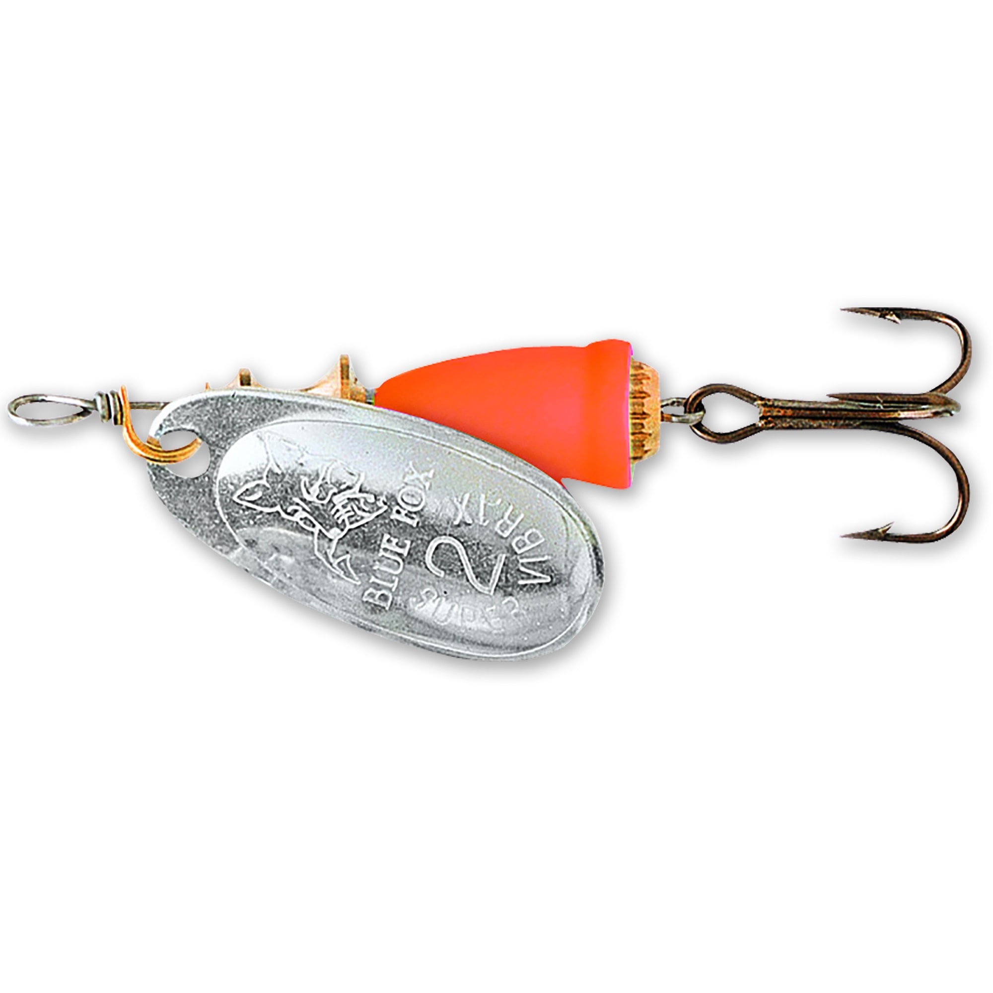 Vibrax Fluorescent 4 Silver Fluo Red (SFR) Spinnare -
