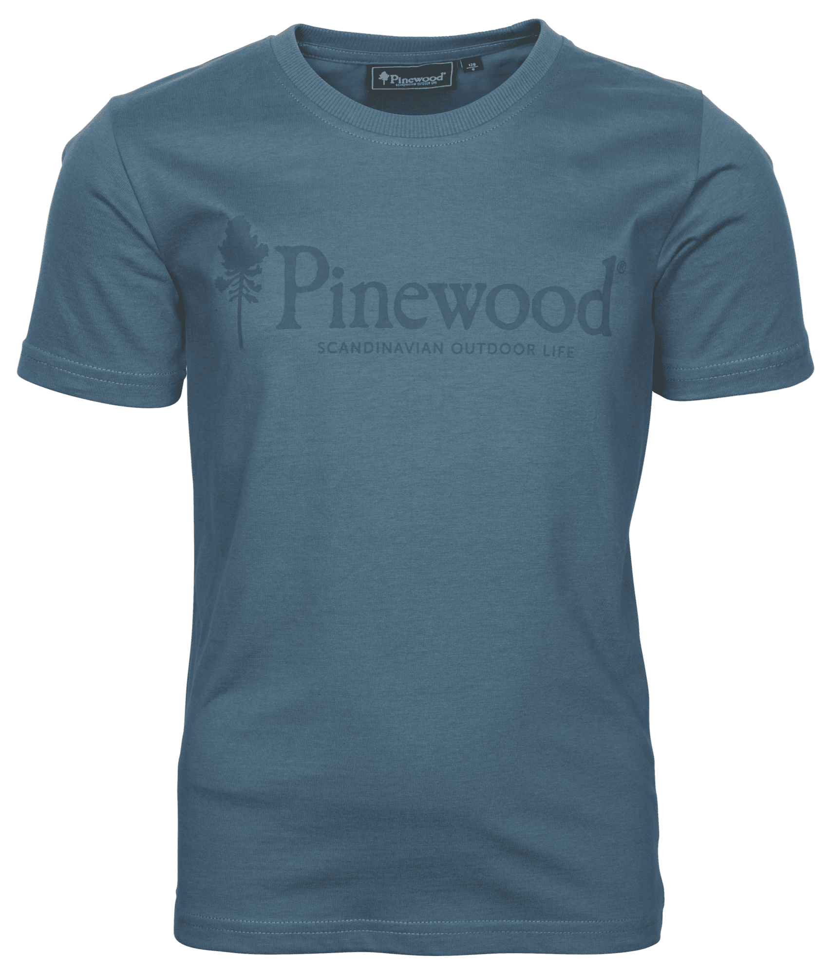 Pinewood Outdoor Life T-Shirt Barn Azur Blue