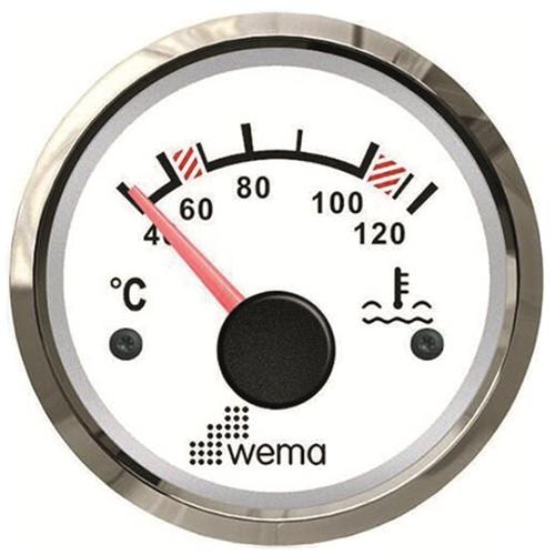 Vattentempmätare Wema Rf/Vit