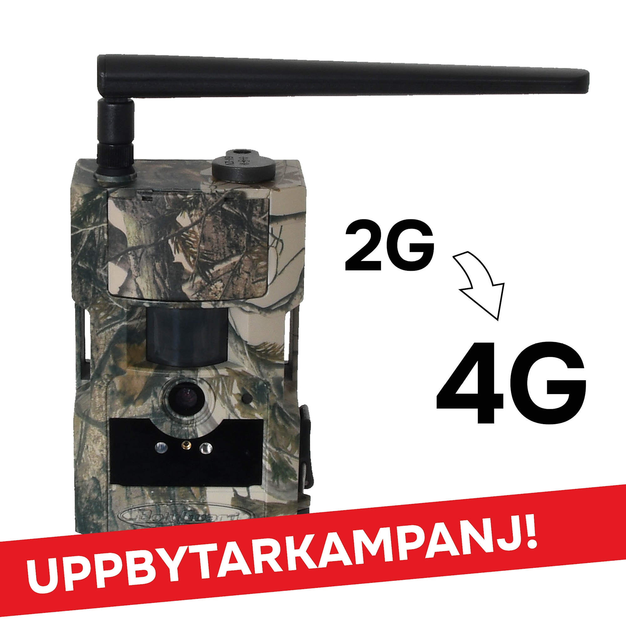 Uppbytarkampanj 2G till 4G Bolyguard kamera