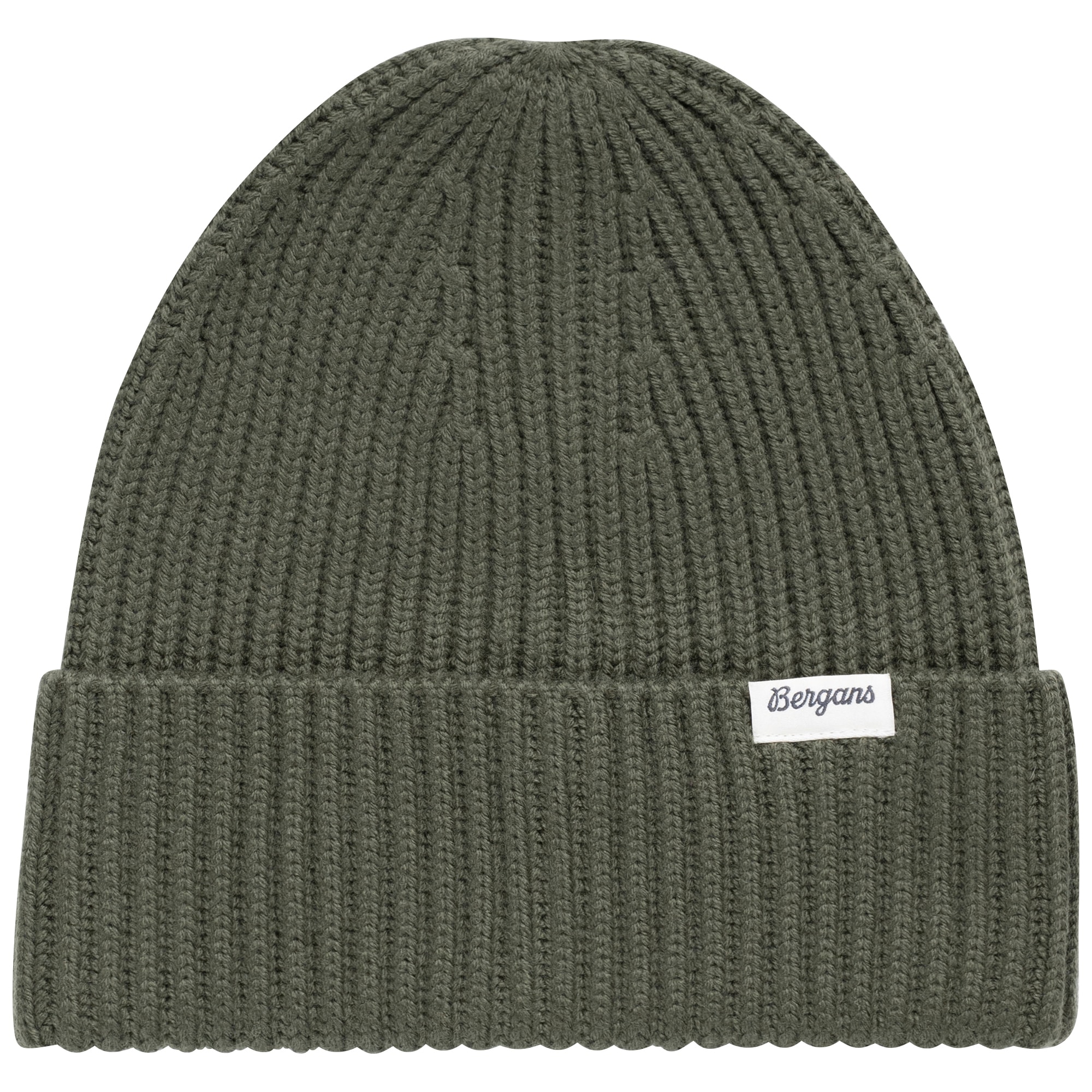 Bergans Nordmarka Merino Beanie Dark Olive Green One Size