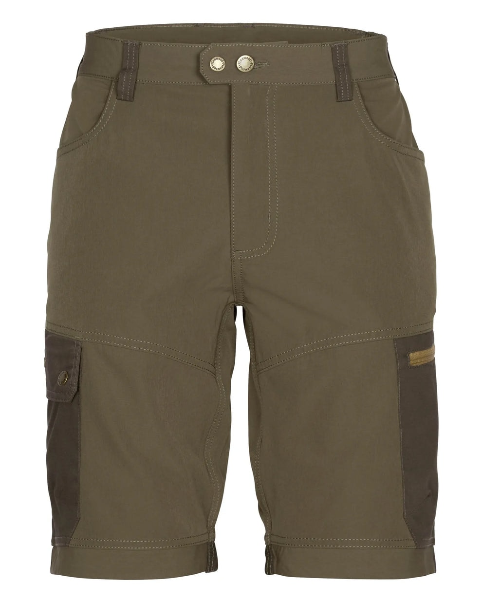 Pinewood Finnveden Trail Hybrid Shorts Herr Earth Brown/Dark Olive