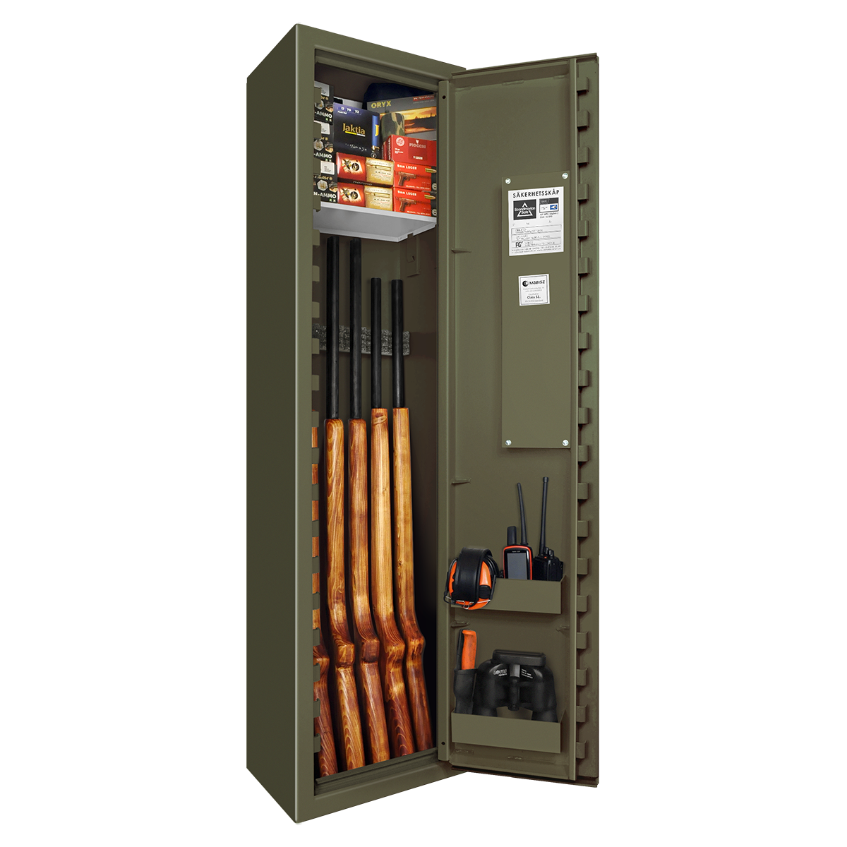 Scandinavian Safe SP75E Pistolskab med kodelås Grøn
