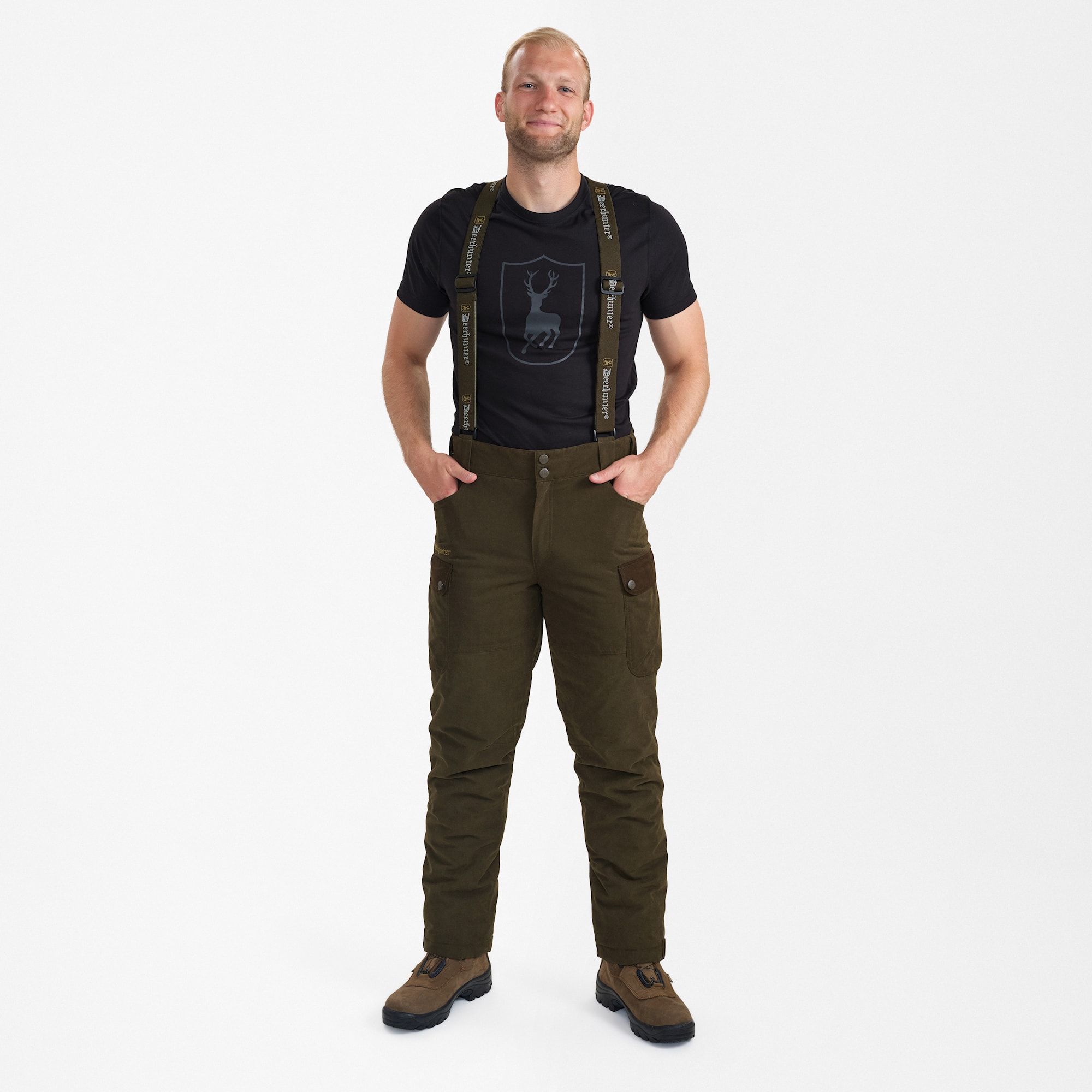 Deerhunter Eagle Winter Trousers Man Tarmac Green