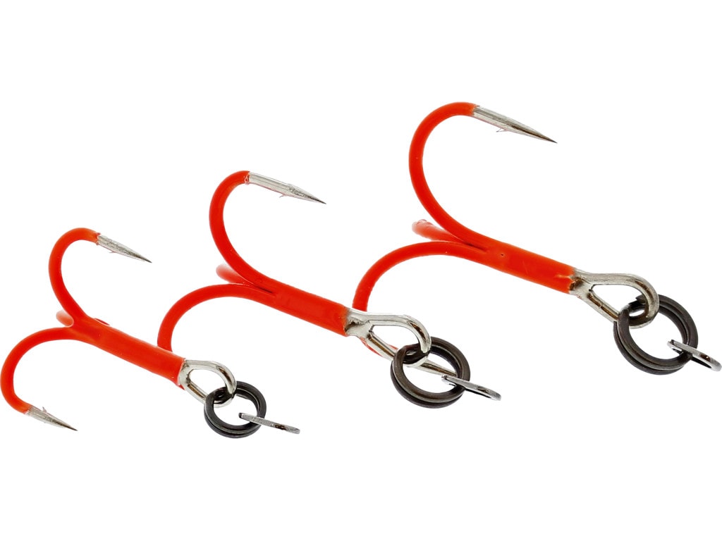 Westin Rigged Seatrout Treble Hooks 4-pack UV Orange