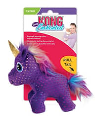KONG Toy Enchanted Buzzy Unicorn Purple 10cm