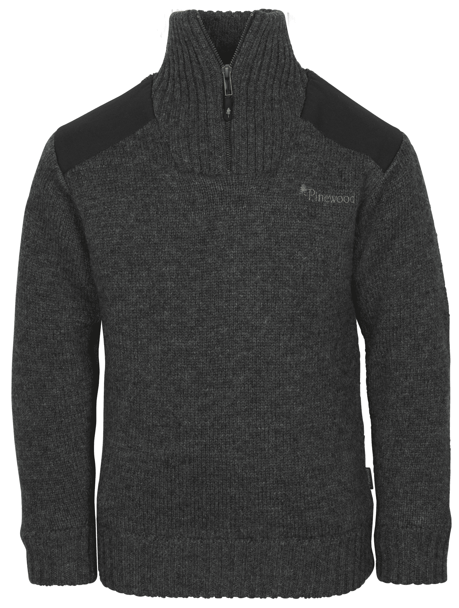 Pinewood Hurricane Tröja Barn Dark Grey Melange 176
