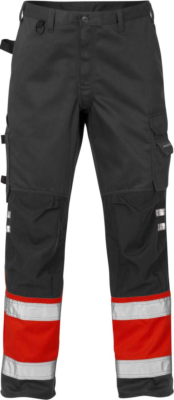 Fristads Byxa 2032 PLU, Klass 1 Varsel Röd/Svart D84