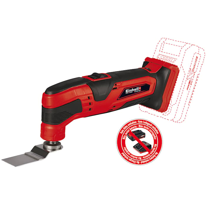 Einhell TC-MG 18 Li fugeskærer/multisliber 18V uden batteri og lader