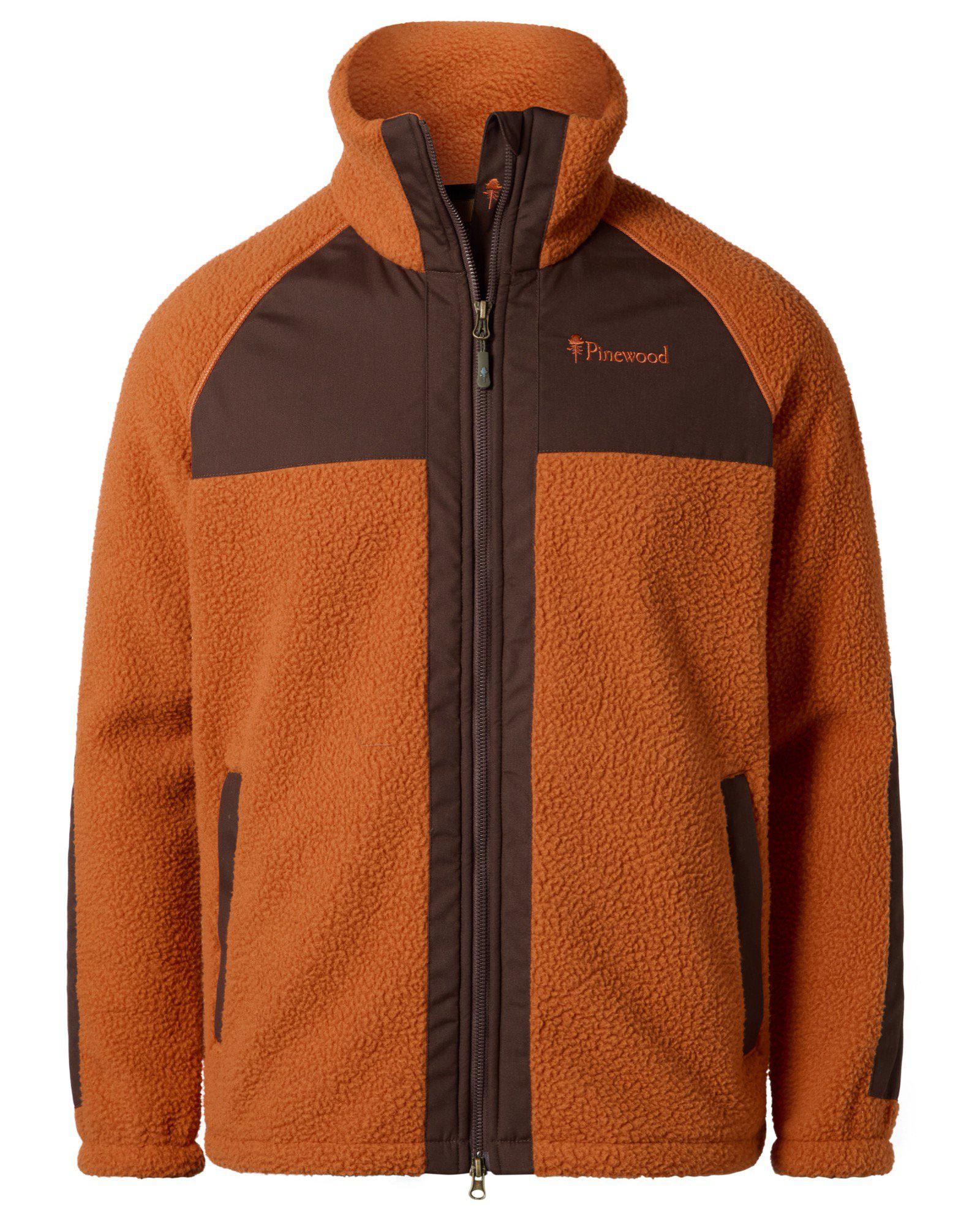 Pinewood Pilefleece Jacka Dam Orange Clay