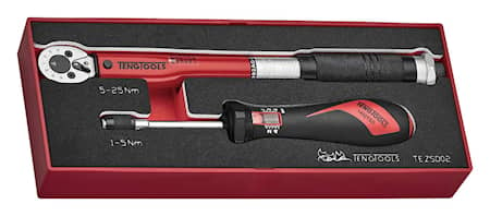 Teng Tools Momentsats TEZSD02 1/4 1-25Nm 2 delar