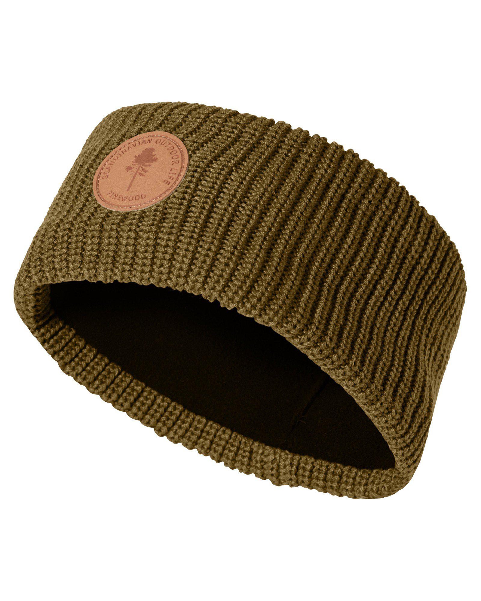Pinewood Stickat Pannband Olive Green
