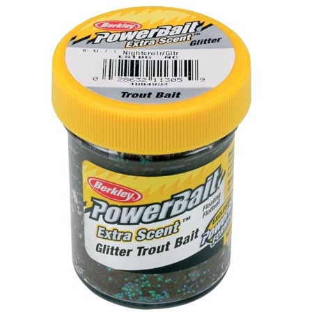 Powerbait Glitter Trout Bait Worm Pearl -