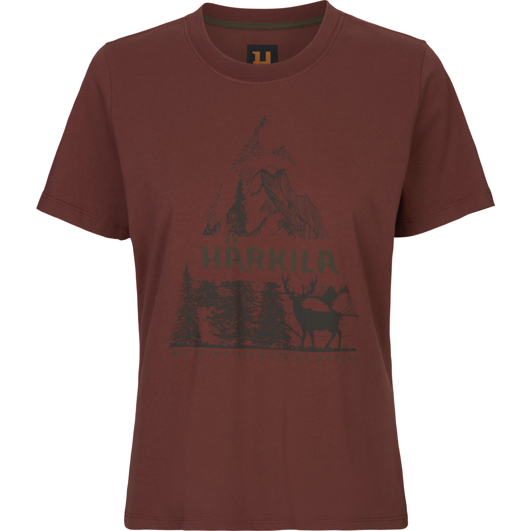 Härkila Nature S/S T-paita Naisten Hot Chocolate, M