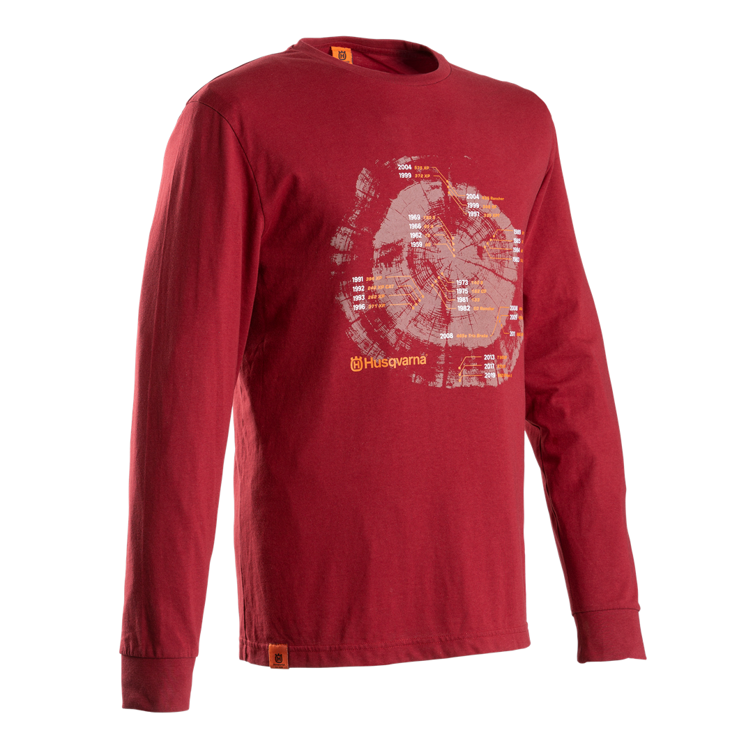 Husqvarna Xplorer Röd Långärmad T-Shirt - S
