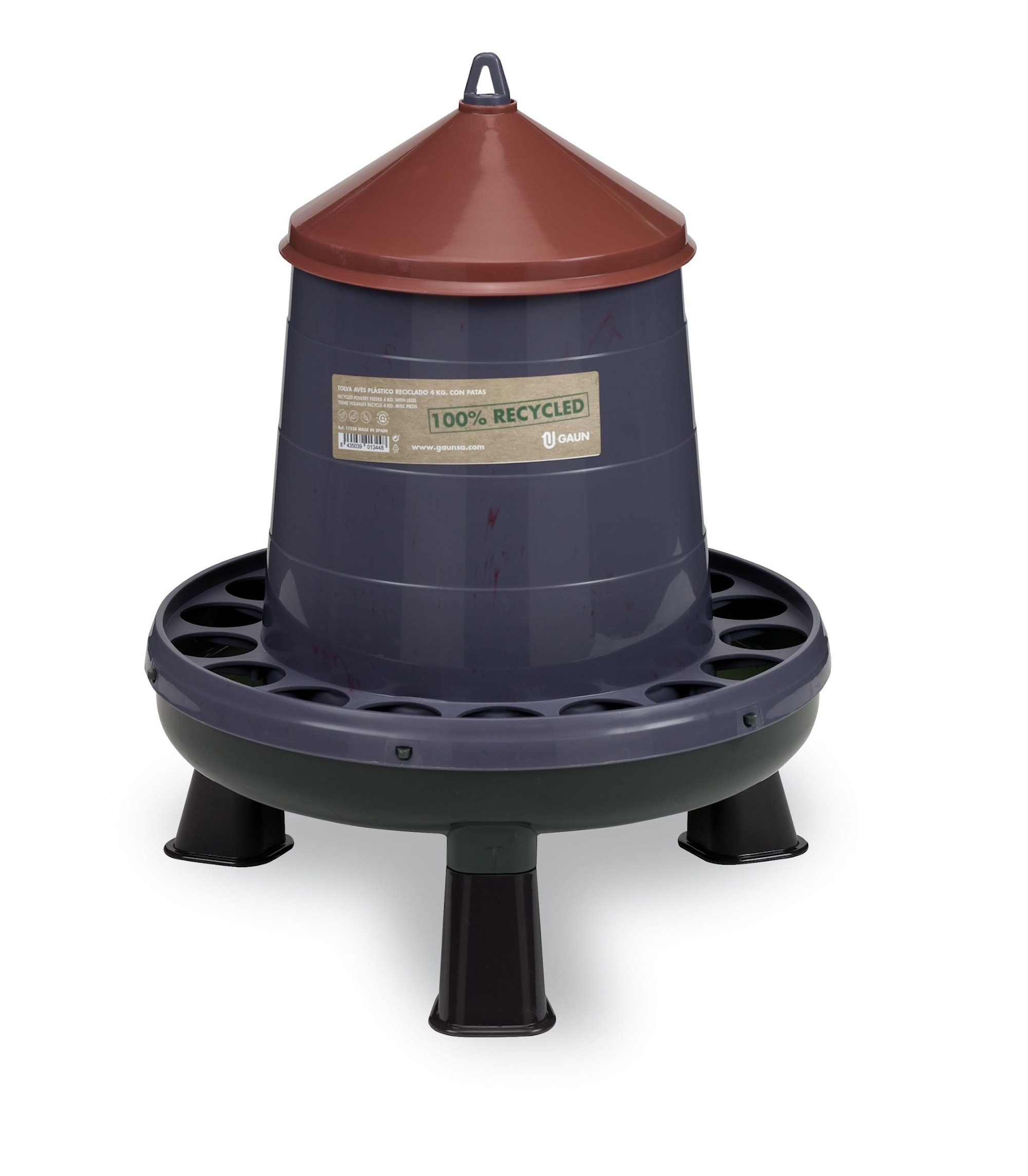 Foga Foderautomat Återvunnen Plast - flera storlekar