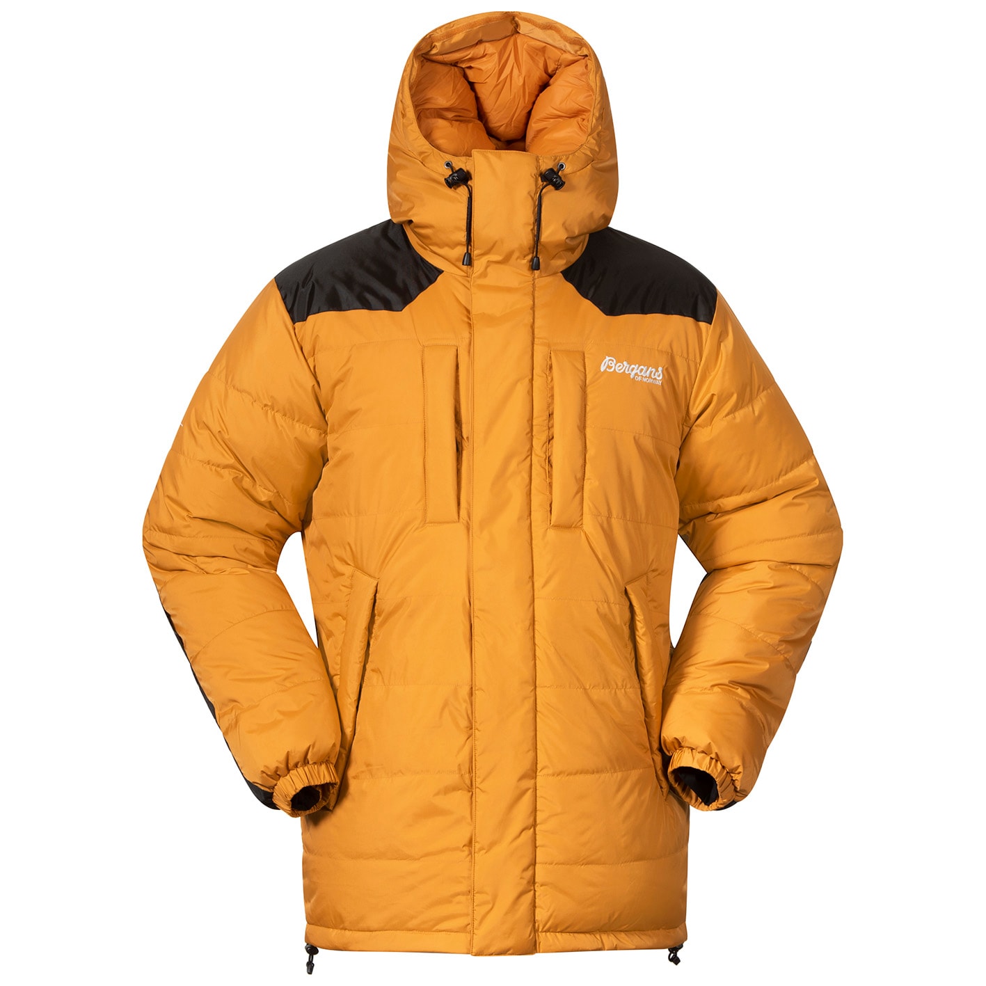 Bergans Expedition Down Parkasjacka Unisex Arctic Ocean Yellow/Black