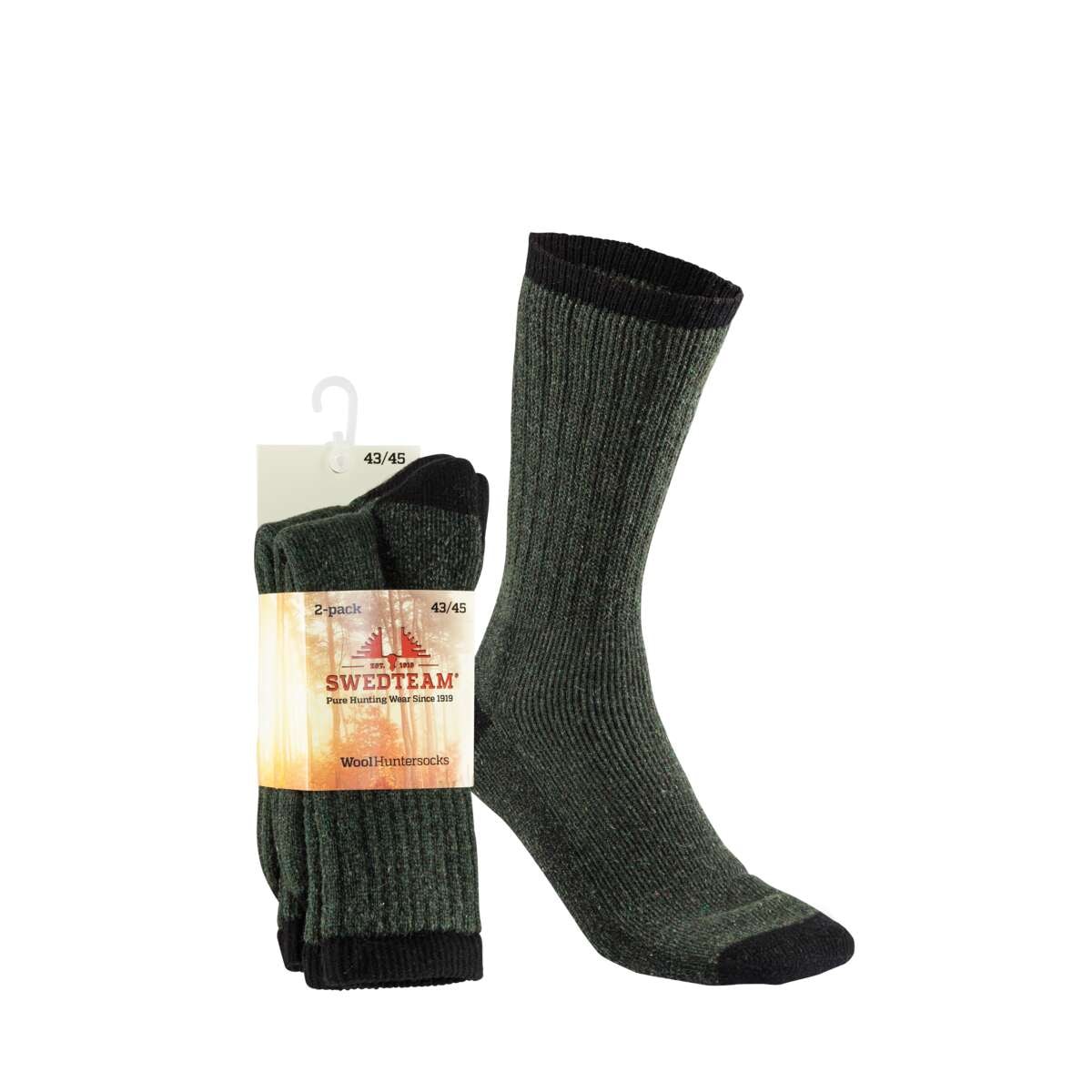 Swedteam Jäger 2er-Pack Socken Jagd Grün