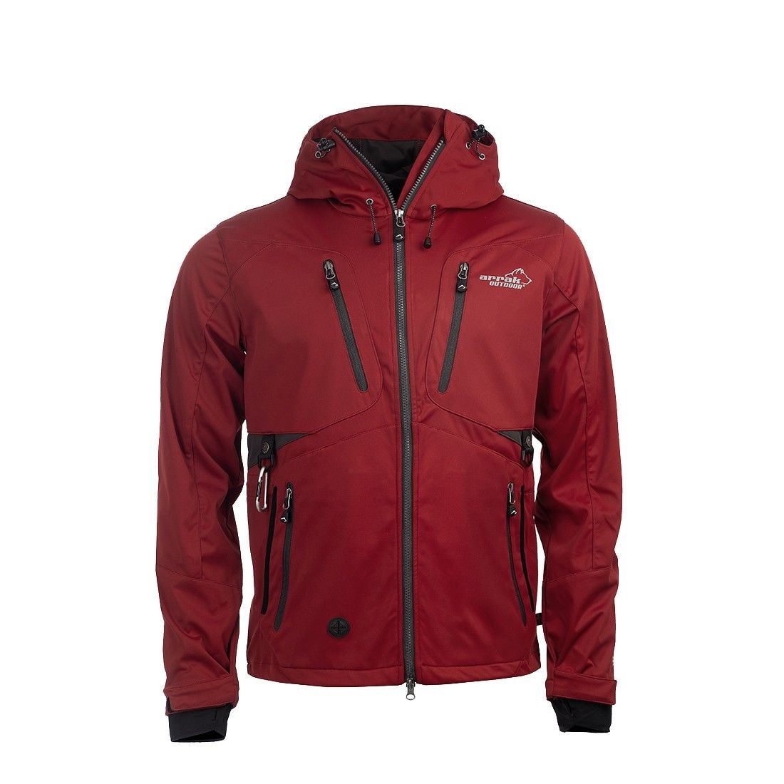 Arrak Outdoor Softshelljacket Akka M Dark red 2XL -