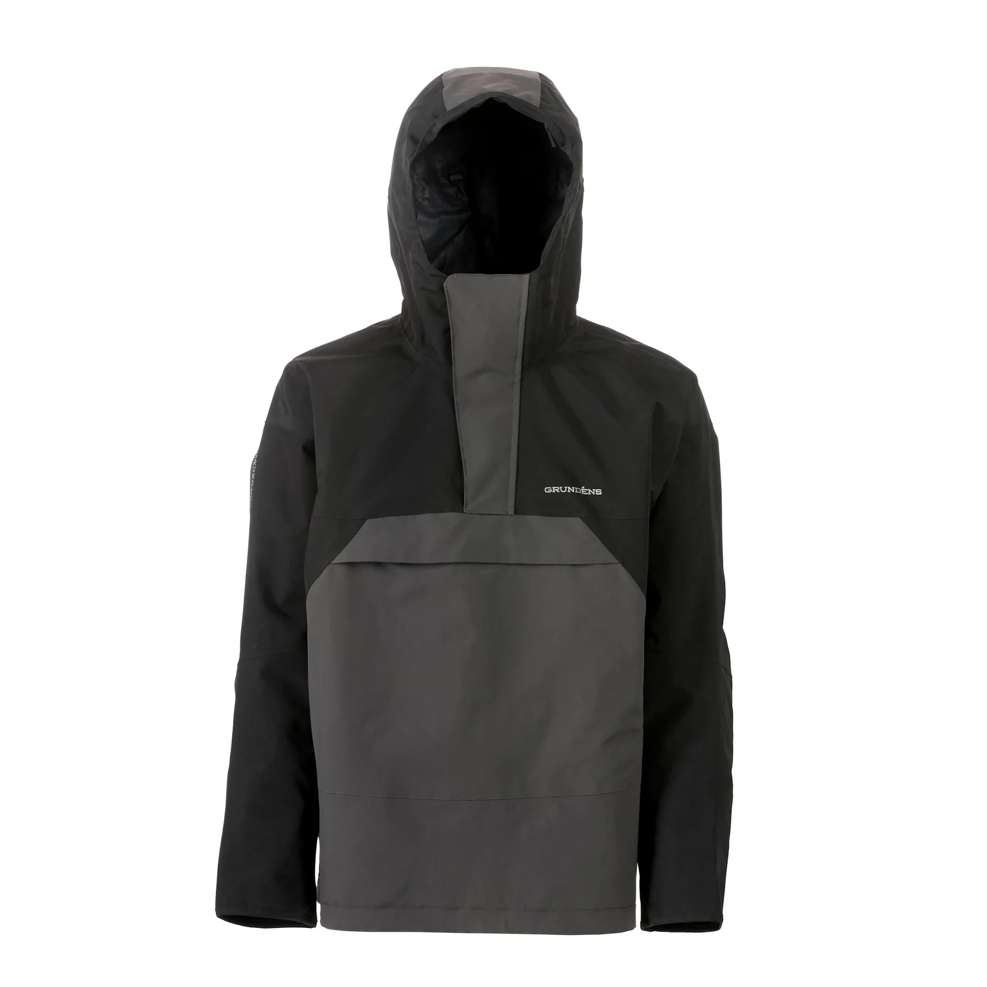 Grundén's Full Share Anorak Black / Grey