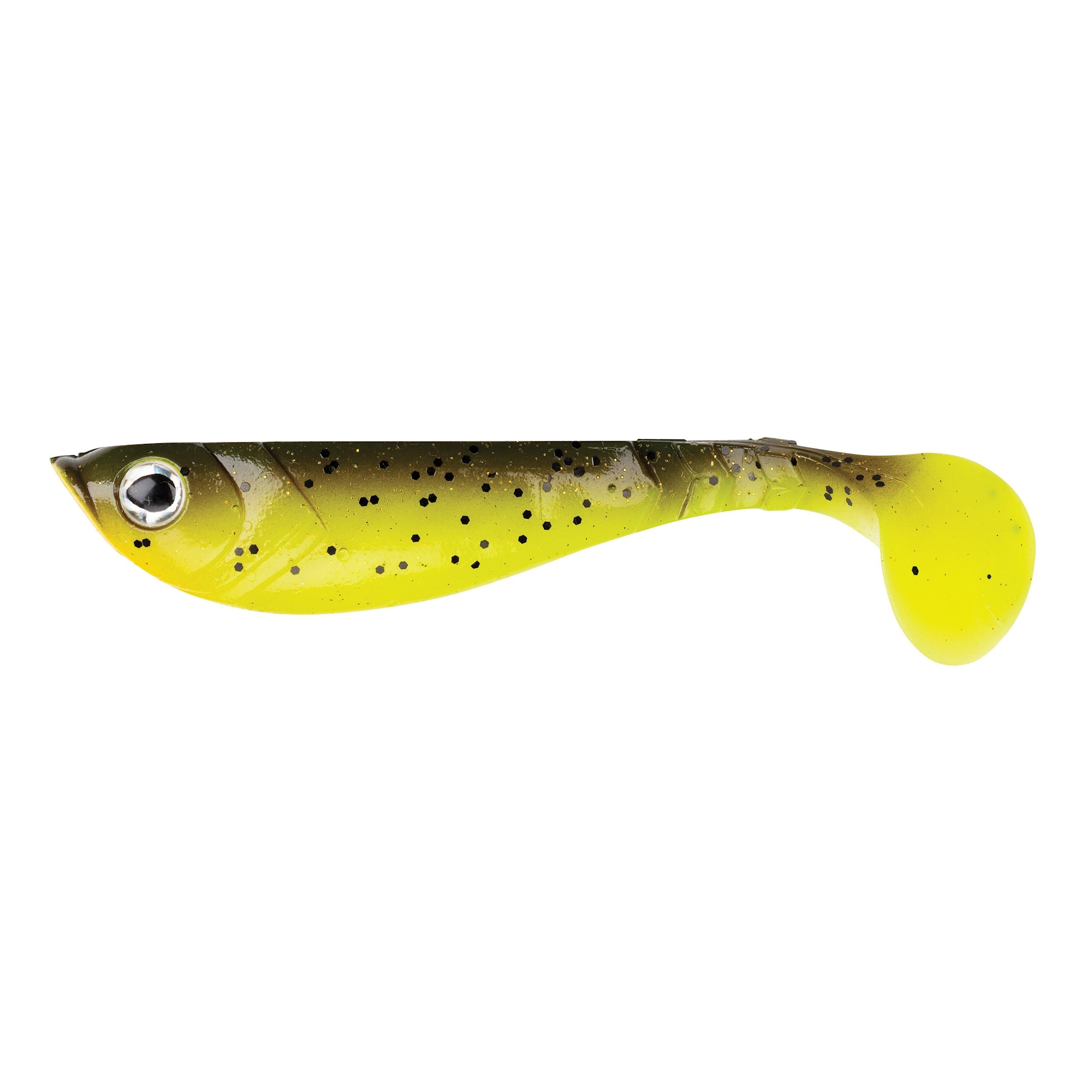 Pulse Shad 6 cm Brown Chartreuse 8-pack -