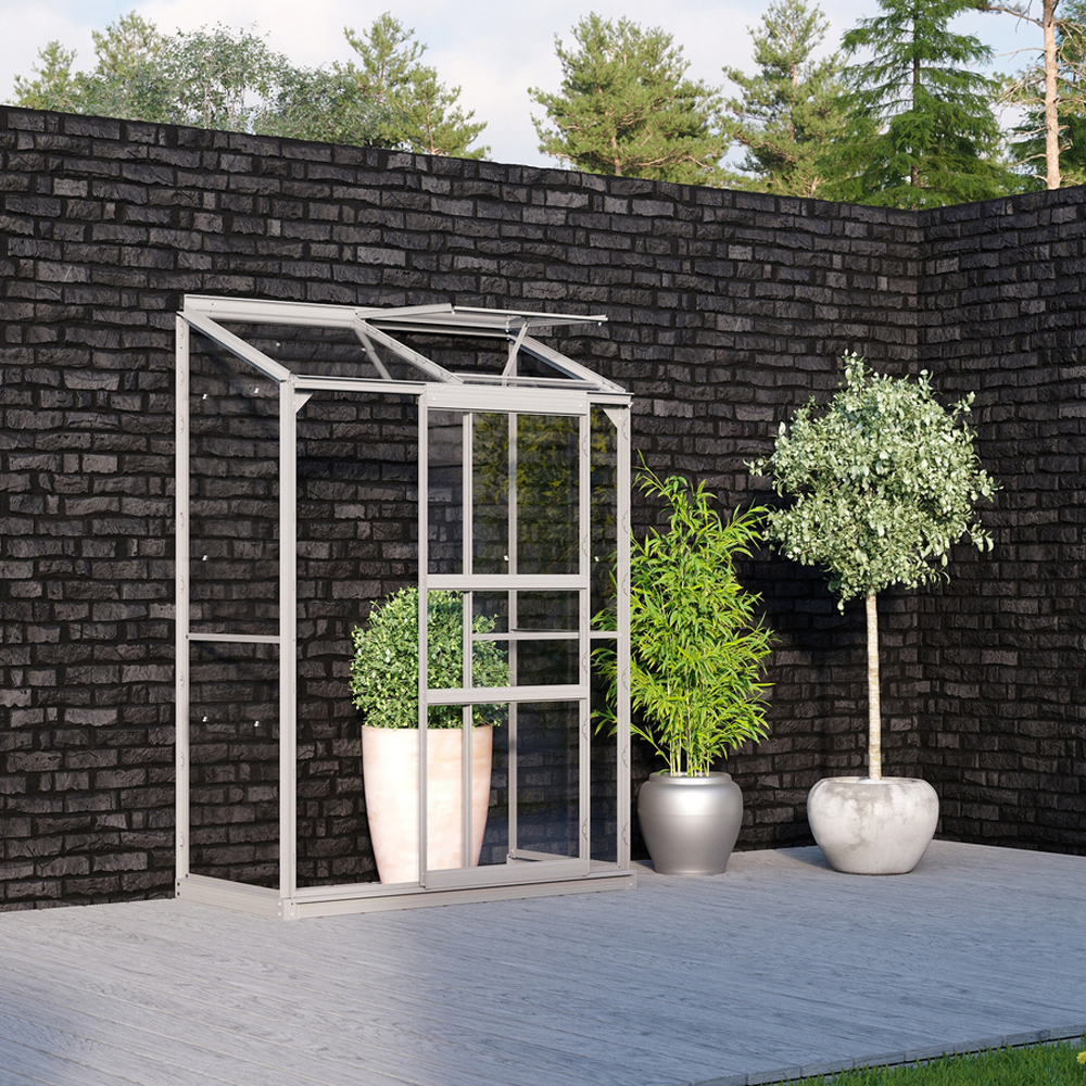 Vitavia Ida 900 Växthus Glas med sockel - 0,9 m2