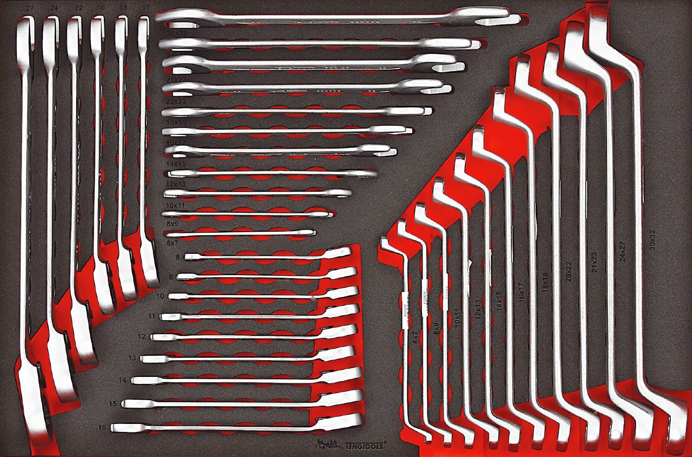 Teng Tools Nyckelsats TTESP37 EVA 37 delar