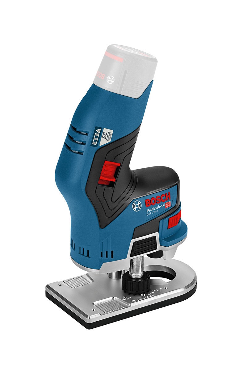 Bosch Reunajyrsin GKF 12V-8, runko ilman akkua ja laturia