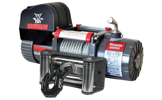 Warrior Winches Vinsj Samurai 9500 lb Premium – SD 12V stålvaier