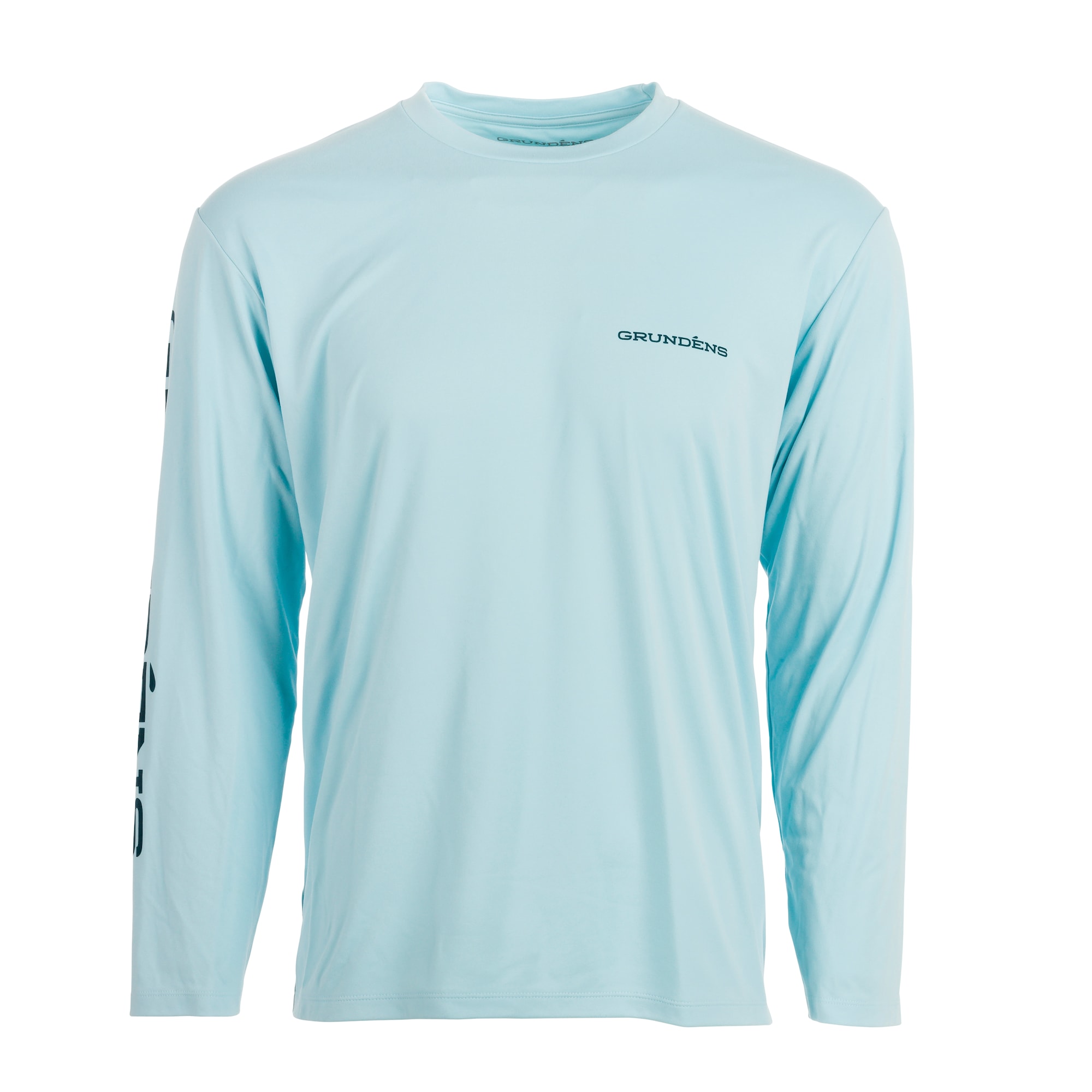 Grundéns Tech Tee LS Anchor Down Print Aquatic XL