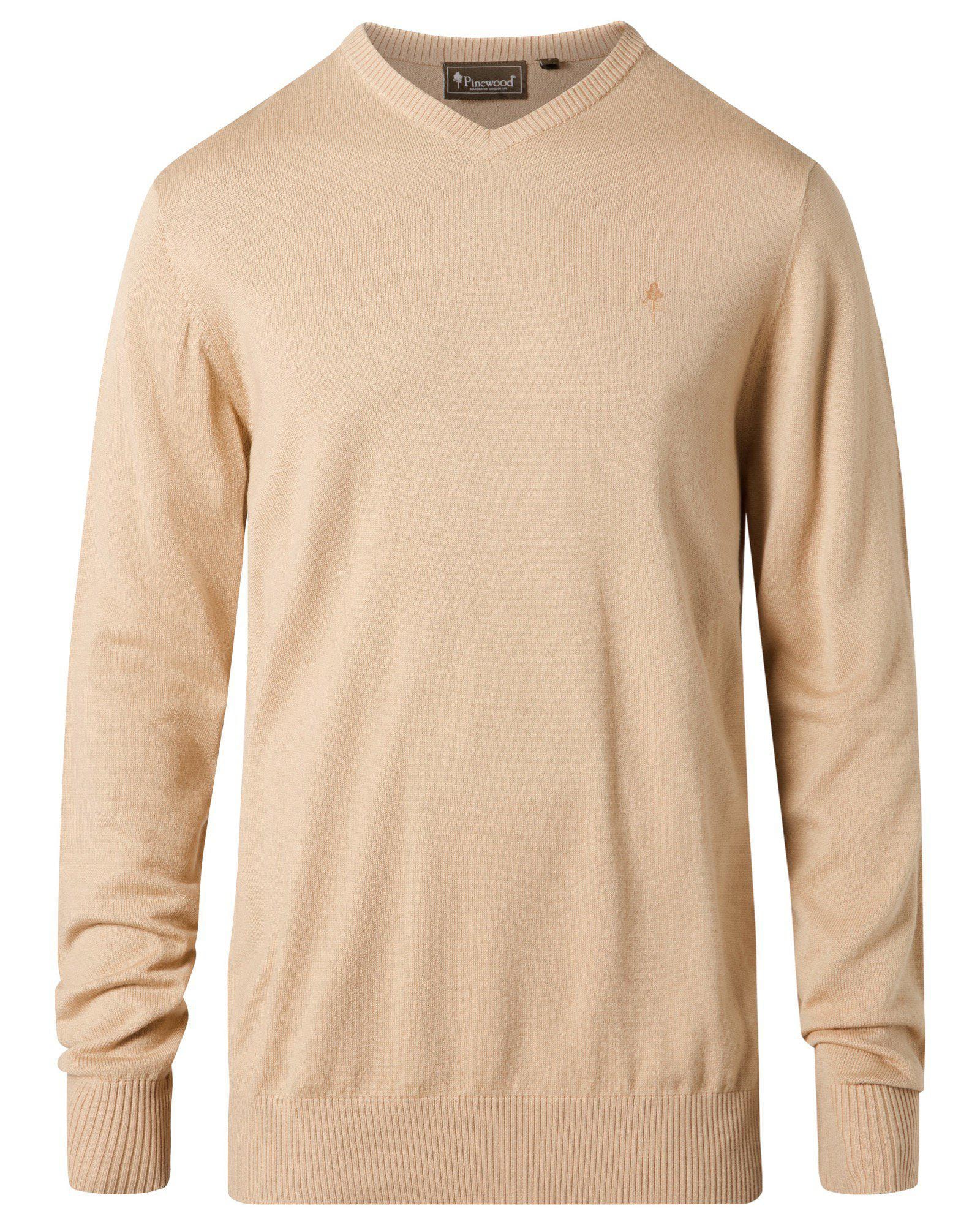 Pinewood Värnamo Merino Tröja Herr Mustard