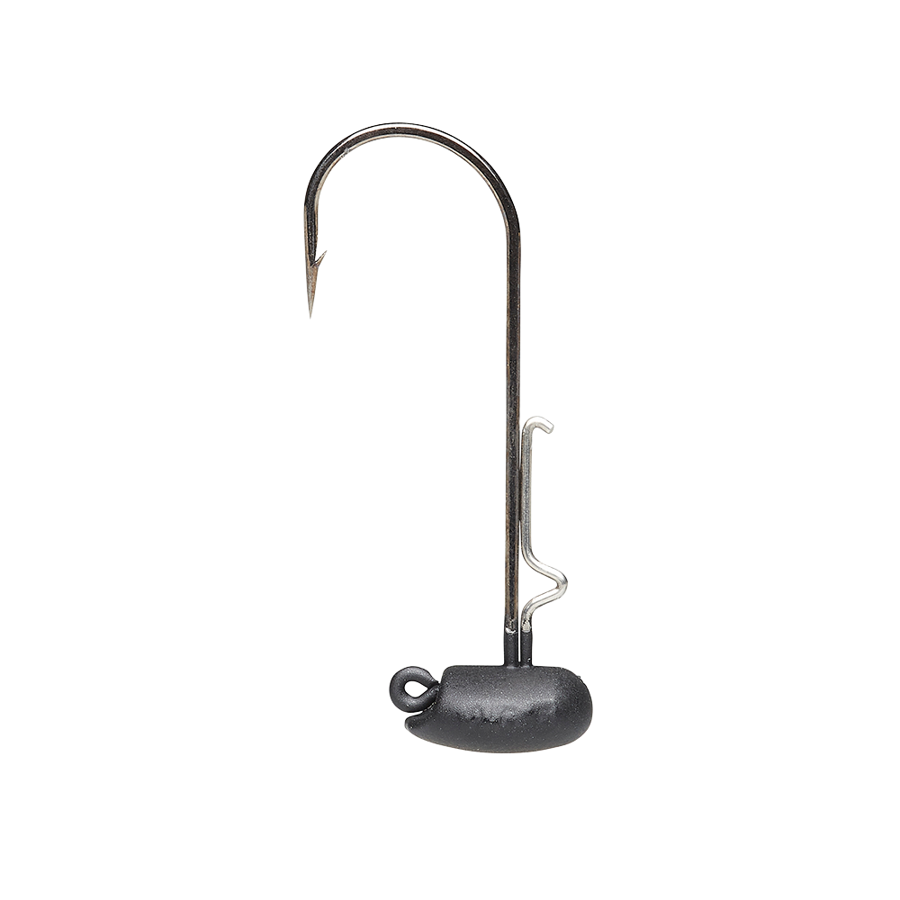 Ned Jighead Matt Black 3-pack